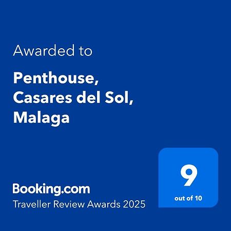 Penthouse, Casares Del Sol, Malaga Lägenhet Exteriör bild